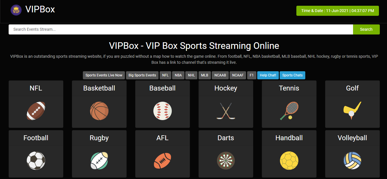 VIP Box Sports