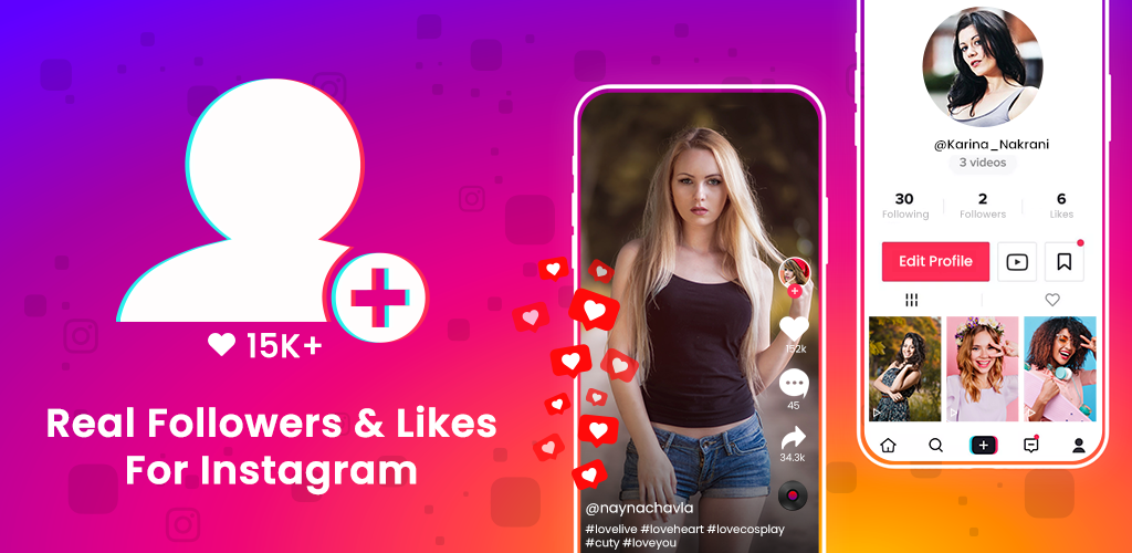 Real Followers & Get Likes For Instagram