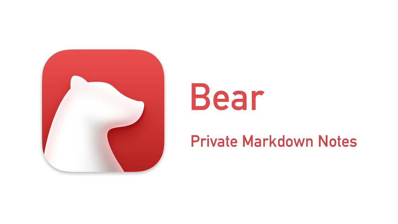 Bear – Markdown Notes